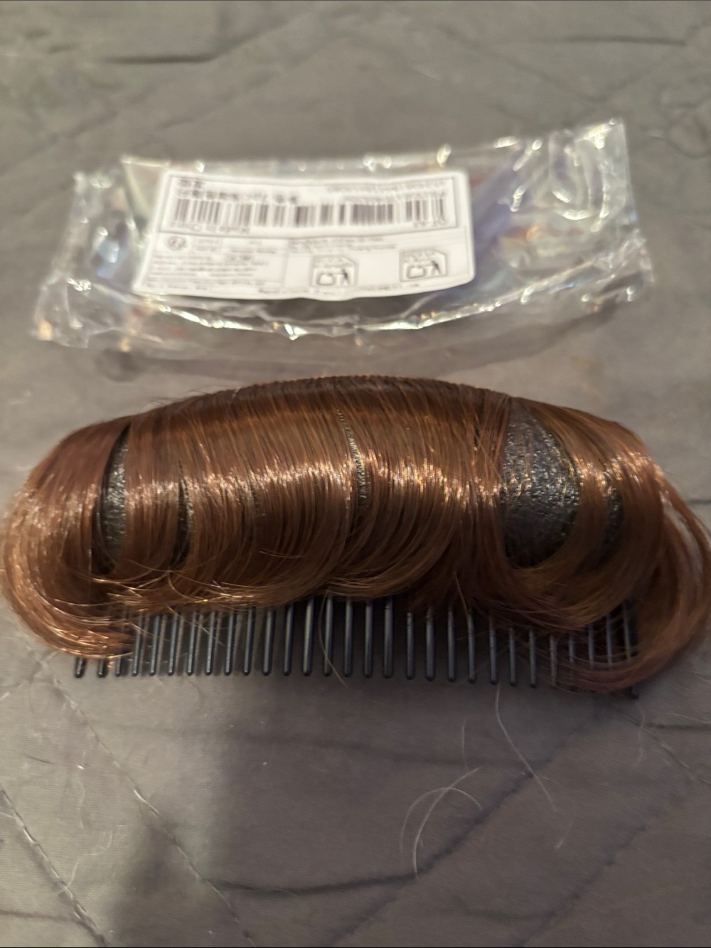 Brown Clip-In Bangs Fringe Hairpiece with Comb - Women Hair